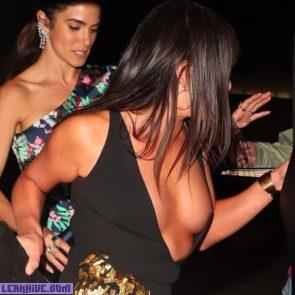 11 Lea Michele Nip Slip