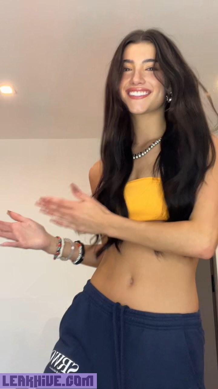 charli damelio sexy sports bra video leaked SLXUWQ